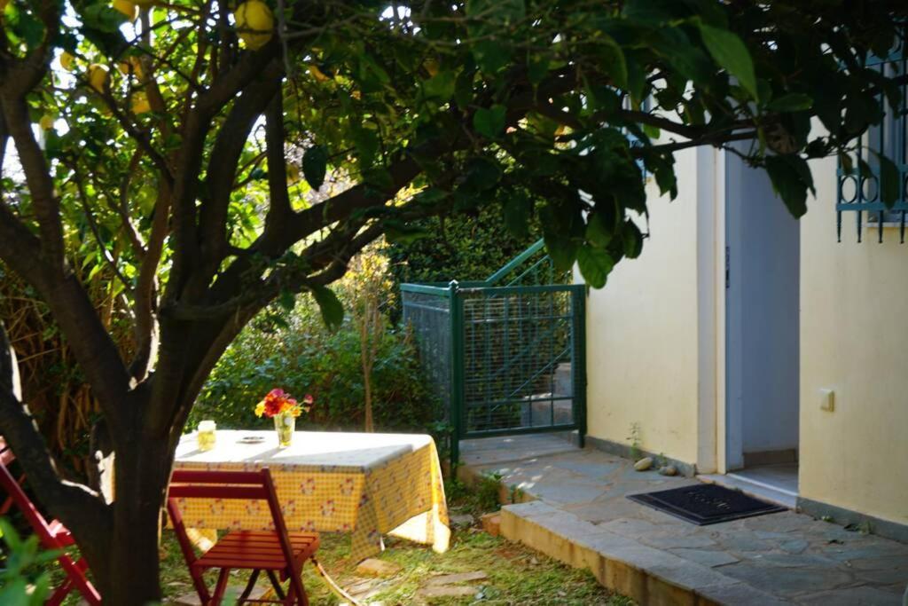 Cosy Guest House With Private Yard Saronida Exteriör bild